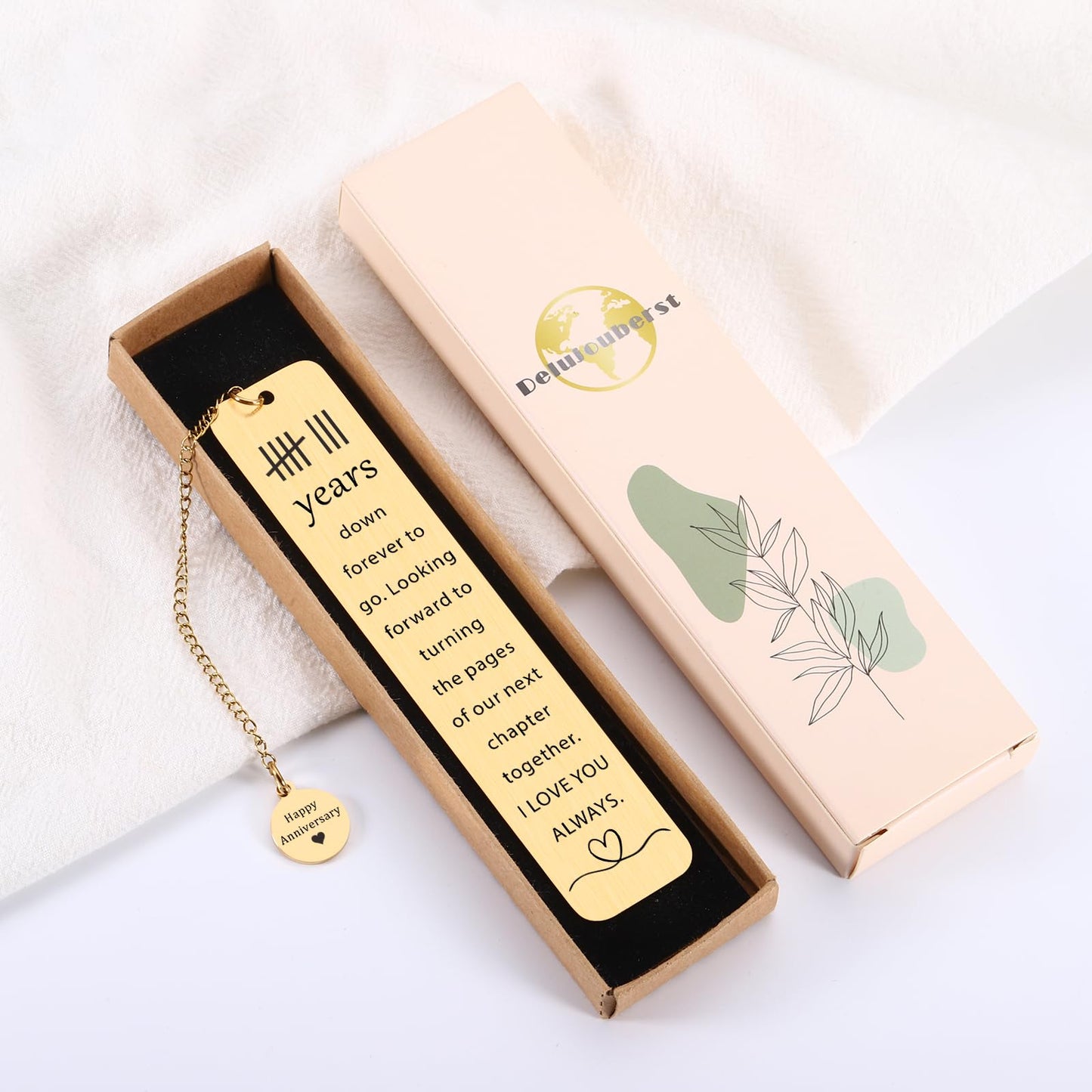 Bronze for 8th Wedding Anniversary - Bookmarks, GIFS for Her & Him Valentine Bookmarks for Couple Husband Wife Parents