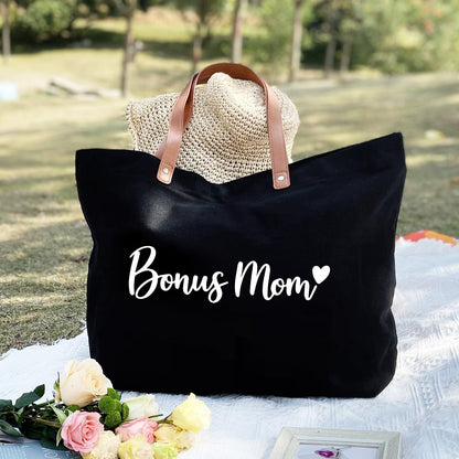 Lamyba New Mom Gifts, Mama Bag Tote with Makeup Bag, Cool Gifts for Mom to be/Expecting Mom