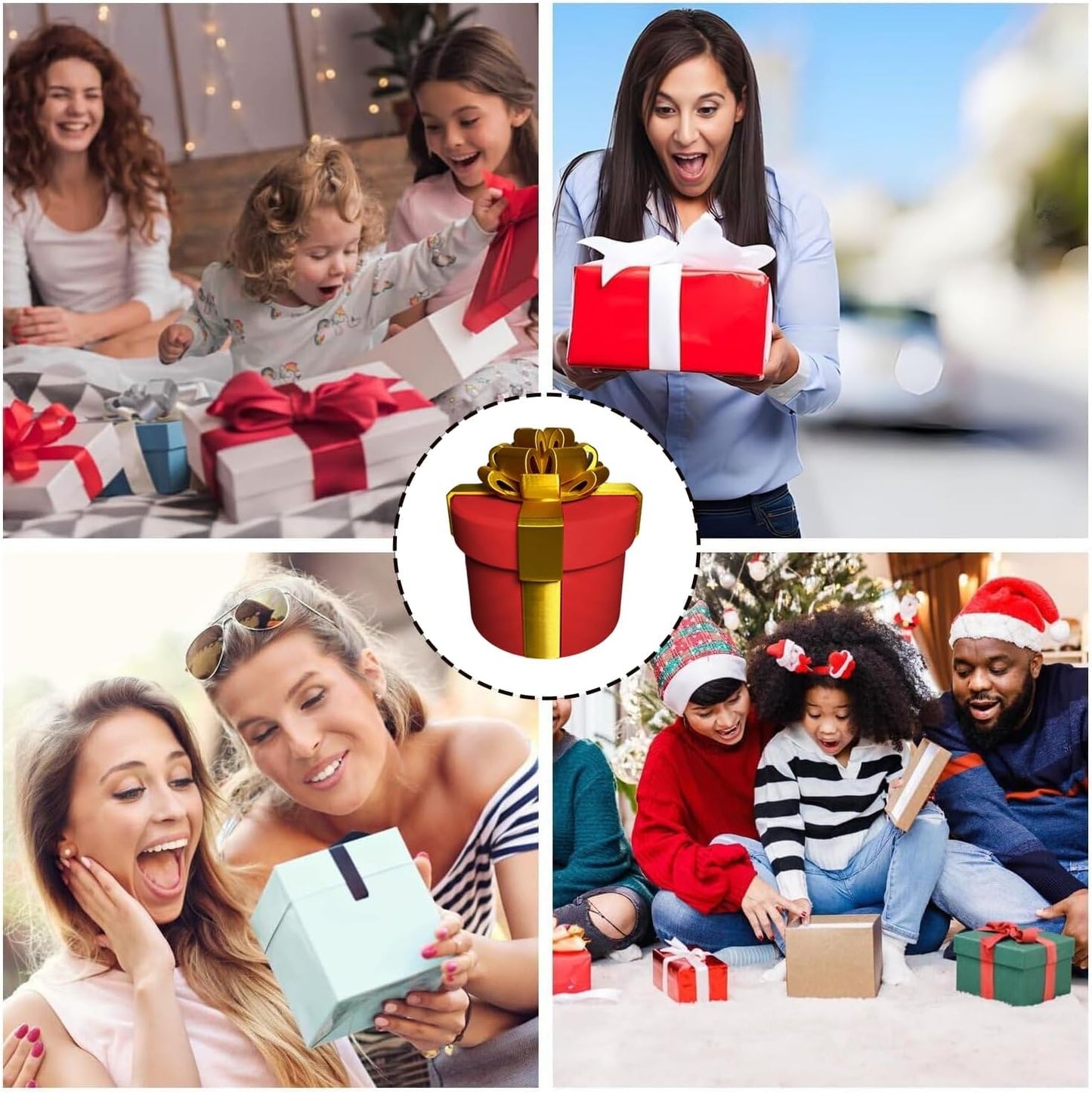 Annoying Gift Box with Screws Reusable Money Puzzle Box for Cash Gift Funny Prank Present for Birthday Christmas Graduation Party Games (E)