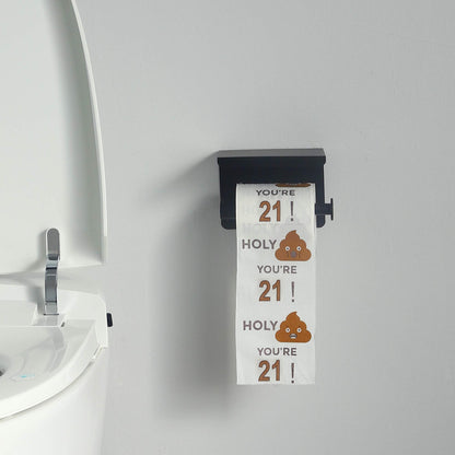 Happy 21st Birthday Toilet Paper Roll 3-Ply Funny Birthday Gifts for Boys Son and Girls Novelty for Birthday Party Decorations Twentyone 21 Party Supplies (21st Years)