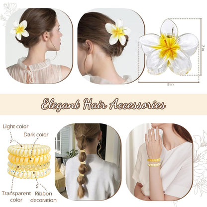 Birthday Gifts for Women Teen Girls, Unique Happy Graduation Gift Baskets for Her, Thank You Teacher Self Care Get Well Present Set, 14pcs Cute Daisy Box for Friend SisterGirlfriend Coworker(Yellow)
