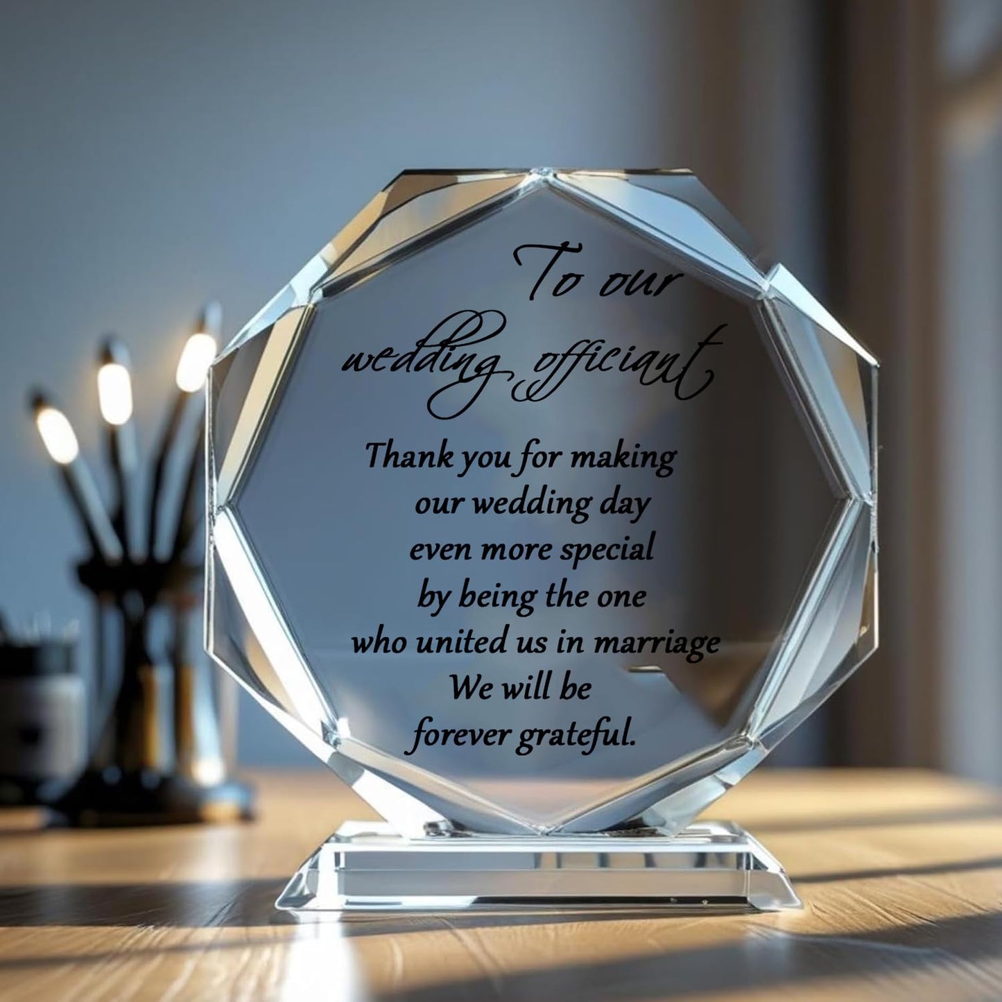 Wedding Officiant Statues - Thank You Gift for Making Our Wedding Day Special