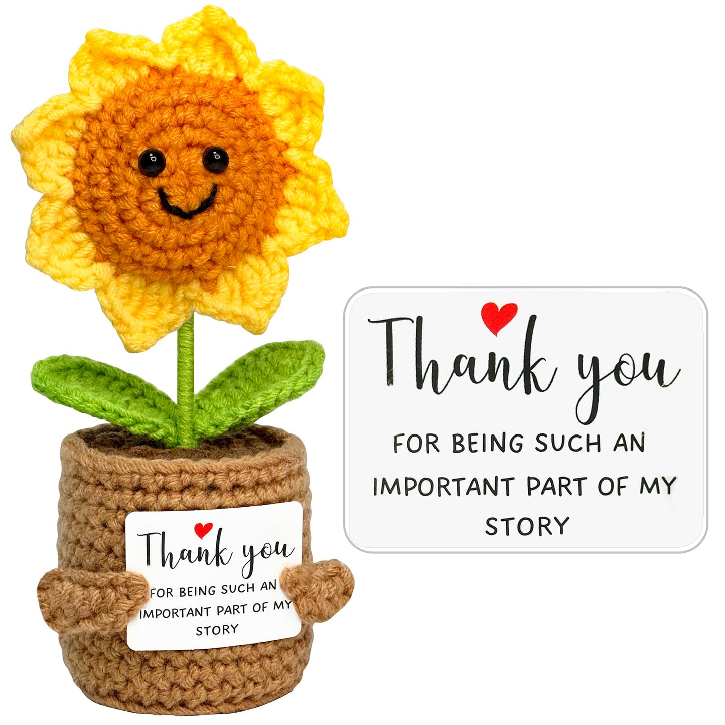 Funny Thank You Gifts for Women Men - Teacher Appreciation Gifts for Mom, Mini Gift for Mom, Friend, Teacher, Sister, Emotional Support Small Cute Stuff Things, Collectible Dolls
