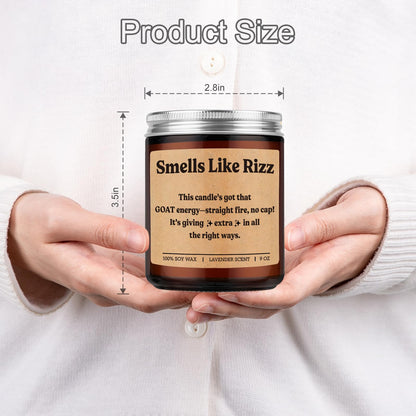 Miracu Rizz Candle, Teen Girl, Teen Boy Gifts, Funny Birthday Gifts for Teenage Boys Girls, Mothers Day Present Idea for Gen Z, Teens 16-18, 13, High Middle School Teenager Brother Son Nephew Niece