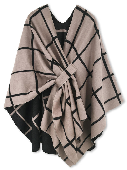 Moss Rose Women's Shawl Wrap Poncho Ruana Cape Open Front Cardigan Shawls for Spring Fall Winter