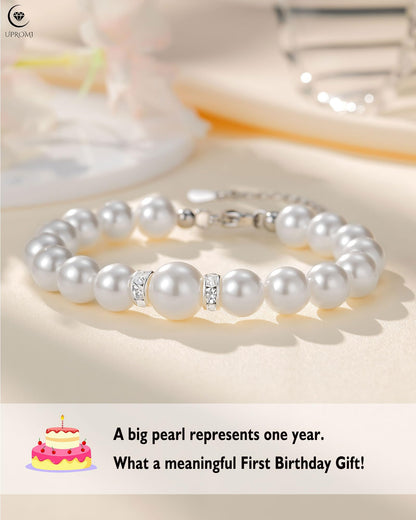 UPROMI First Birthday Gifts for Girls Bracelet