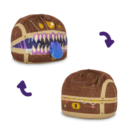 TeeTurtle Dungeons and Dragons Series Reversible Plushie Mystery Box - 3-Inch Mini Two-Sided Blind Box Plush with Embroidered Details - Cute Collectible Surprise Toy for Kids, Teens, and Adults