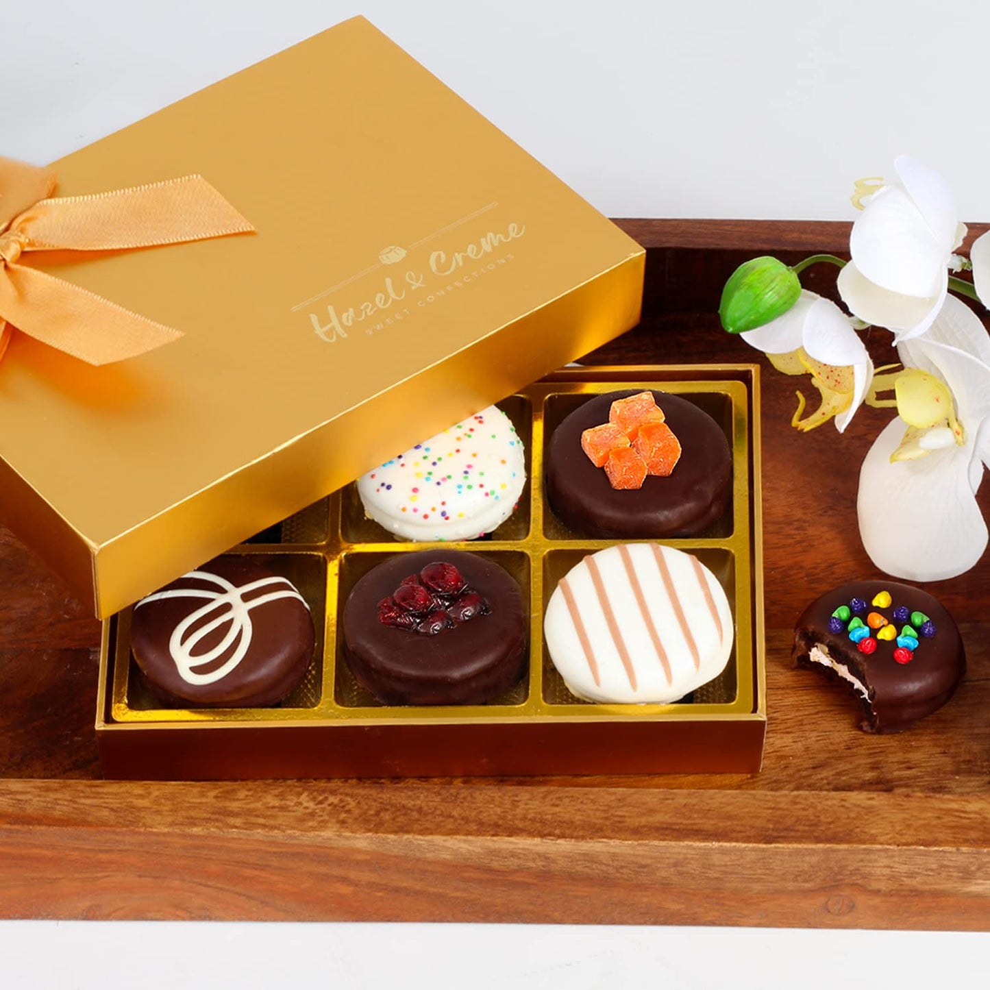 Graduation Cookie Gift Basket – Gourmet Dark Chocolate Cookies Gift Box – Birthday Treat – Nurse & Teacher Appreciation, Corporate Gifting – Vegan, Kosher – For Men & Women