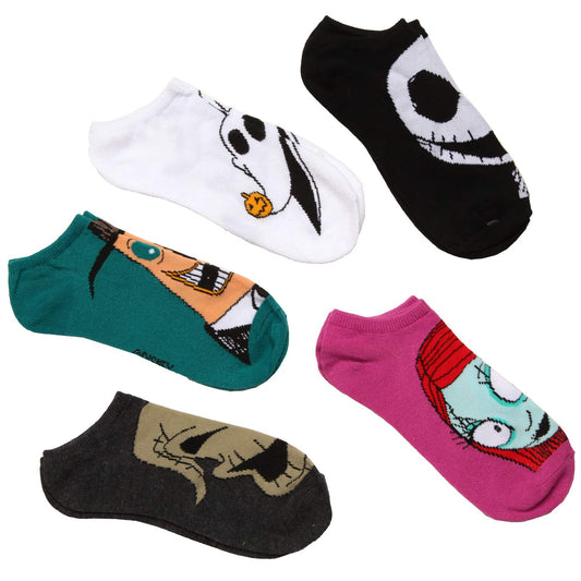Disney Women's Mickey Mouse 5 Pack No Show Socks