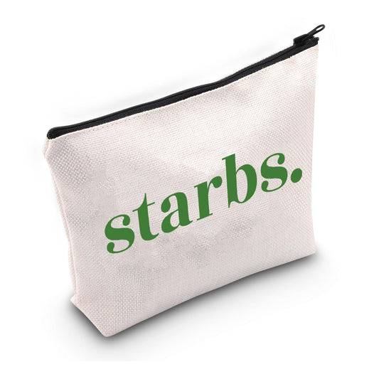 PWHAOO Coffee Lover Gift Starbs Makeup Bag Tea Lover Cosmetic Bag Co-ffee Themed Gift Co-ffee Life Bag (Starbs M)