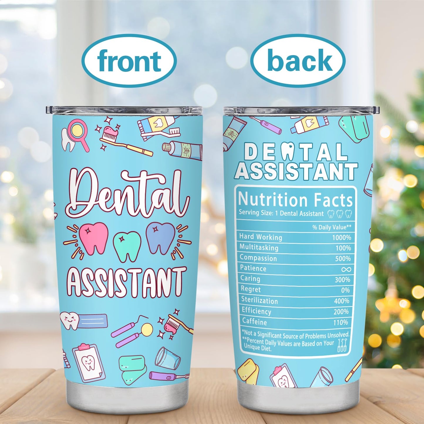 Dental Assistant Gifts for Women,Dental Assistant Appreciation Gifts,Dental Assistants Recognition Week Gifts,Dental Assistant Must Have Gift,Travel Coffee Tumbler Mug 20oz