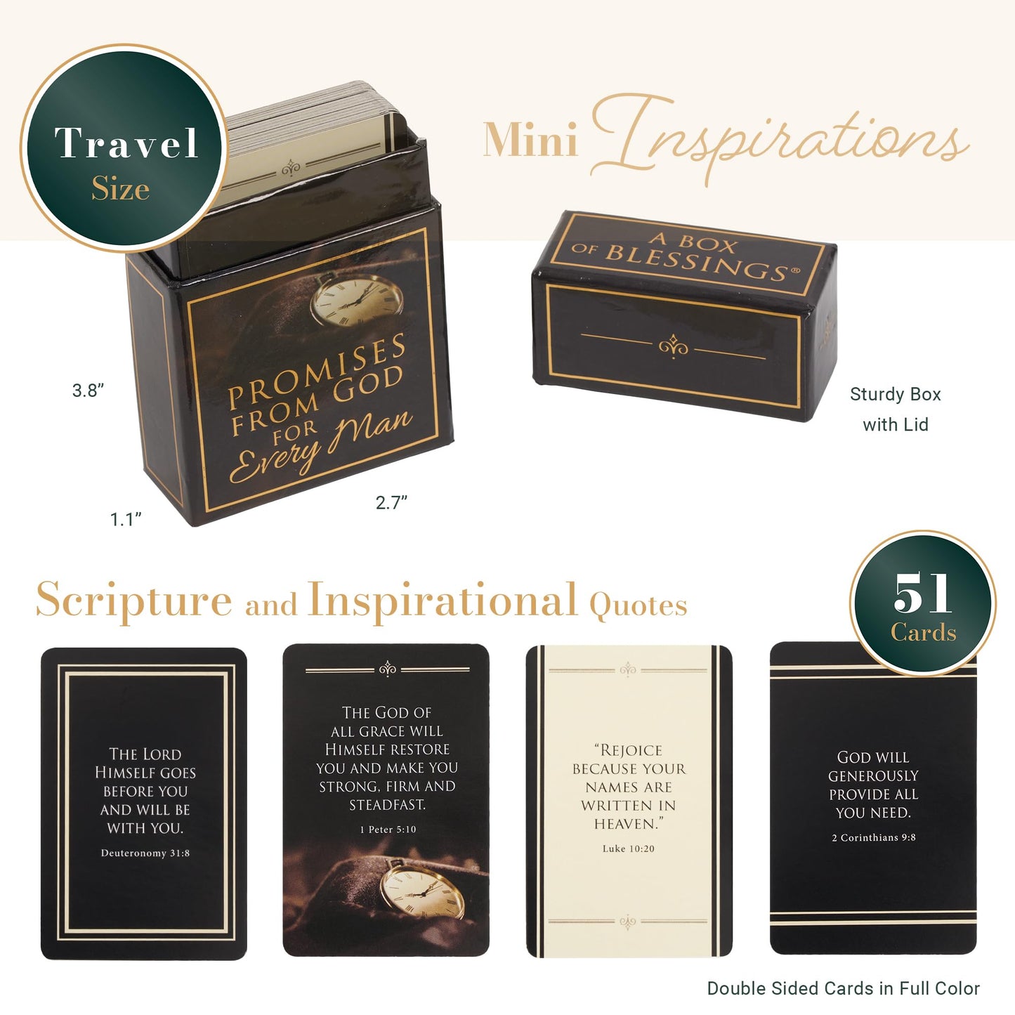 Promises From God For Every Man, Inspirational Scripture Cards to Keep or Share (Boxes of Blessings)