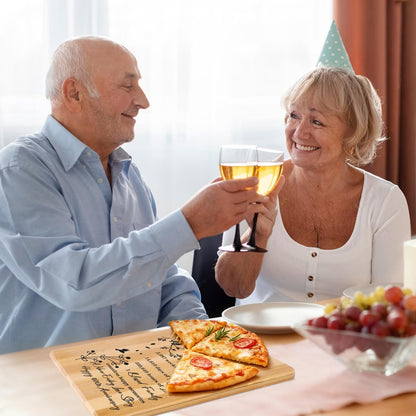 40th Wedding Anniversary for Women Men,Back In 1986&40 Years of Marriage Double sided Cutting Board Gift for Her Him,best 40 years anniversary Decorations for couple
