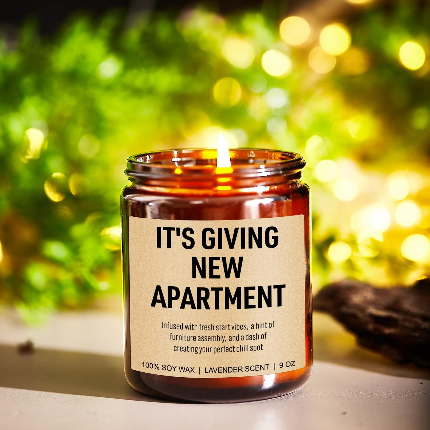 Younift Funny Housewarming Candle, New Apartment Gifts, First Apartment, 1st Apt. Must Haves - Cute House Warming Gifts New Home for Men, Women, Couples - Closing Presents for Home Buyers - 9 oz