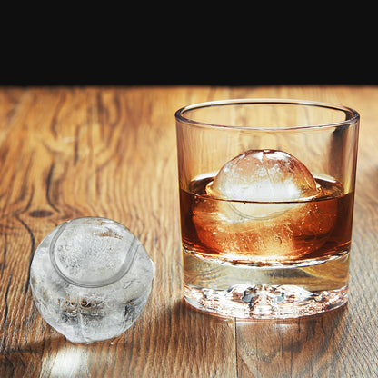 ACOOKEE Novelty Tennis Gifts Ball Ice Maker Mold, 2.2" Large Sphere Round Ice Cube Mold for Cocktails, Whiskey, Bourbon, Fun Shapes Big Whiskey Ice Cube Mold Gifts for Christmas Stocking Stuffers