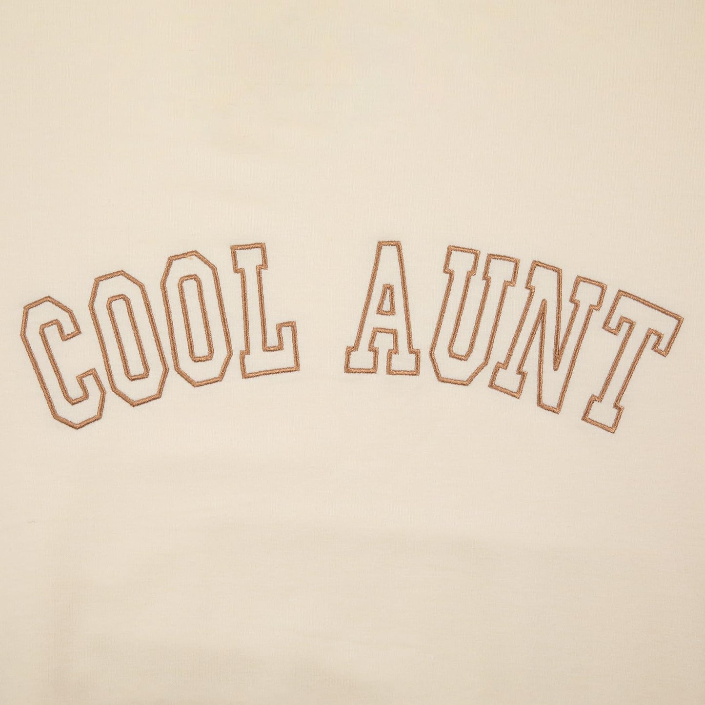 Women Cool Aunts Sweatshirt Auntie Letter Print Oversized Pullover Tops Embroidered Long Sleeve Lightweight Shirt