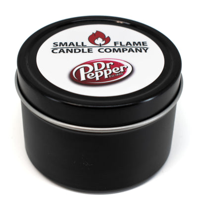 Hand-Crafted Natural Coconut Soy Candle from Small Flame Candle Company (Dr Pepper)