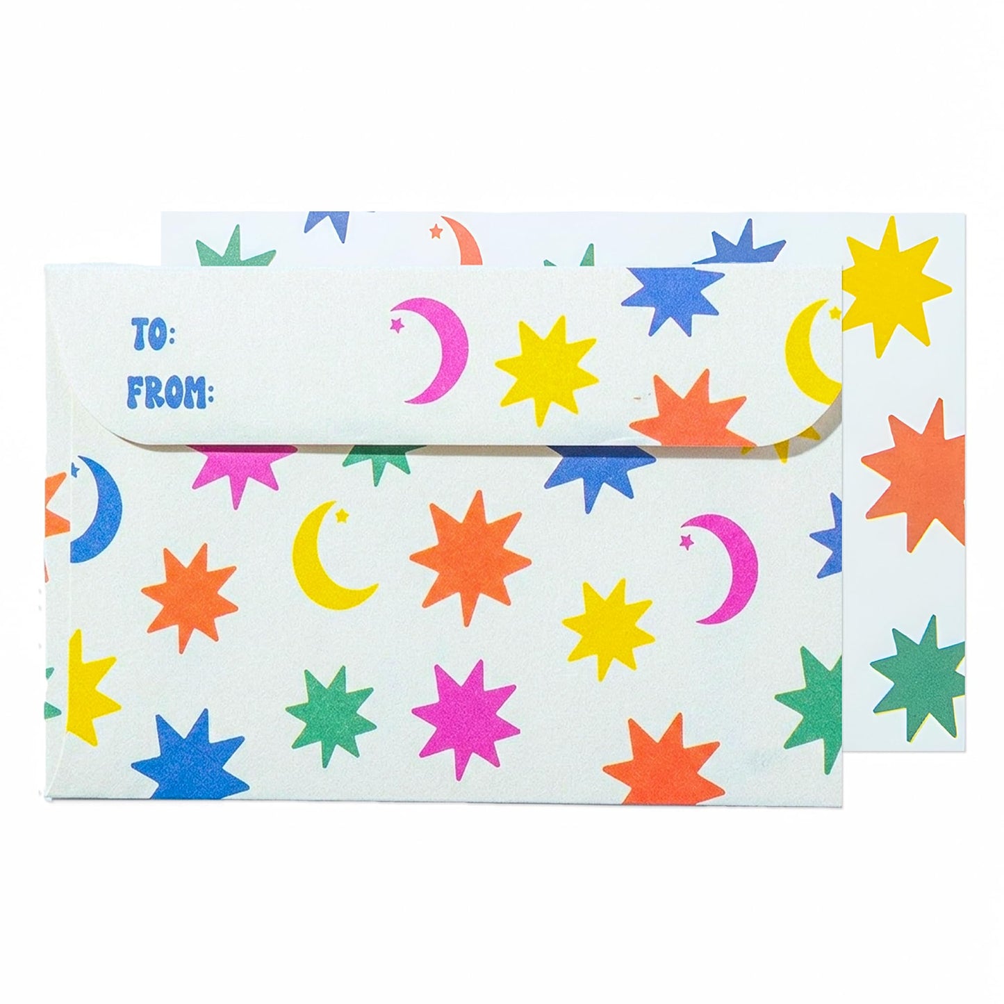 Eid Mubarak Money Envelopes – Eidee Cash Envelopes with Crescent Moon & Star Design – Eid Mubarak Gift Set of 5 – 6.5 x 3.625 Inches