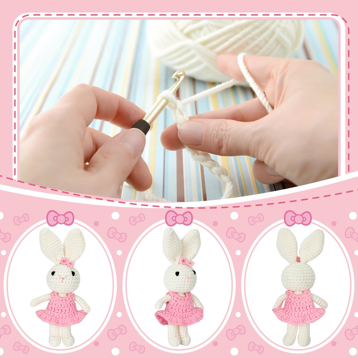 Big Sister Crochet Gifts for Girls, Big Sister Little Brother Doll Gift Set to Celebrate Little Girls Promoted to Sister, Gifts for Older Siblings of New Baby