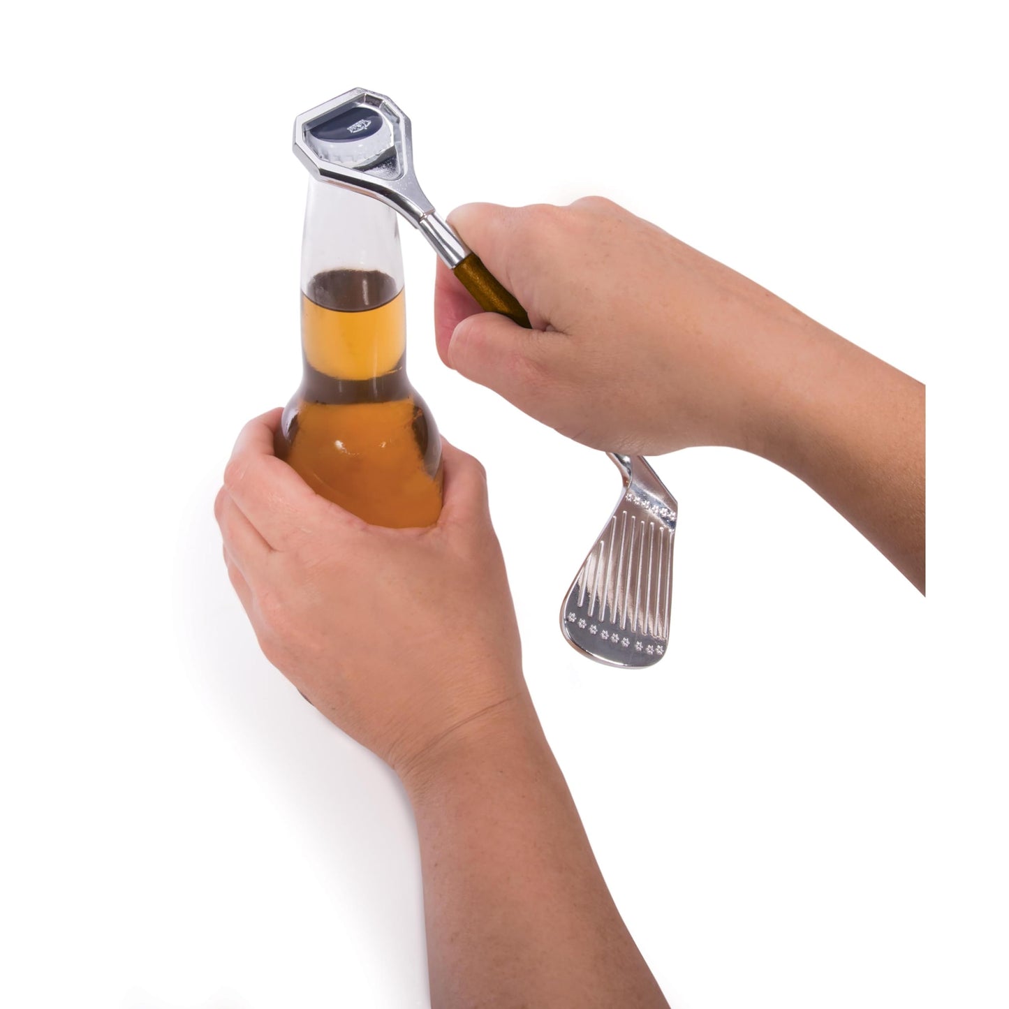 Golf Club Bottle Opener, Golfer Beer Novelty Item for the Golf Lover and Beer Enthusiast, golf decor Made from Zinc Alloy, 100g