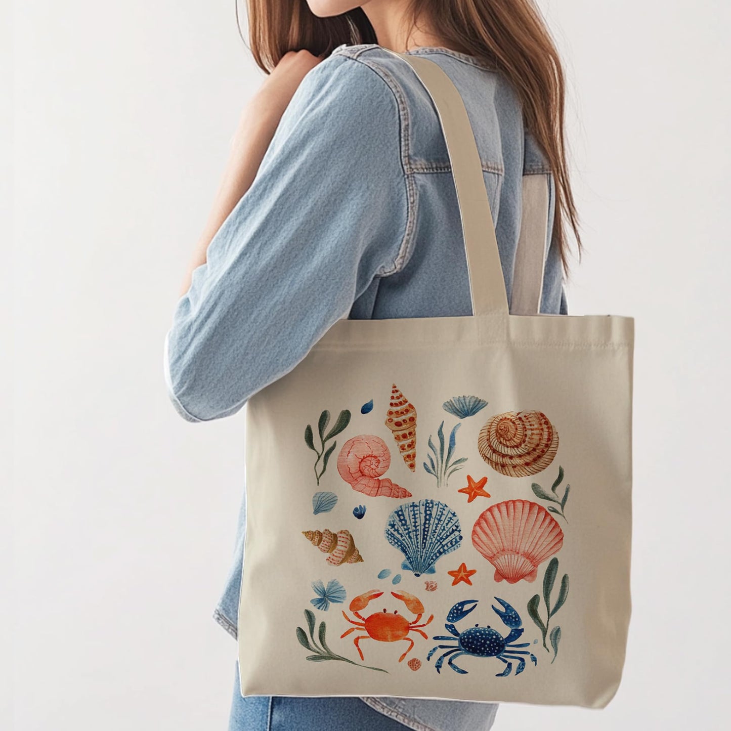 Aesthetic Tote Bag for Women | Medium Size with Inner Pocket | Stylish & Practical