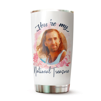Nicöläs Lovers Cäge You're My National Treasure Gifts - Nic Meme Mug For Friends - Funny Gift For Male, Female, Bosses, Men On Christmas, Birthday - Tumbler 20 Oz