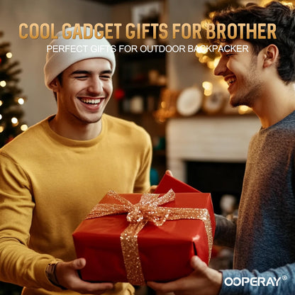 OOPERAY Gifts for Brother Christmas, EDC Box Cutter, Christmas Birthday Gifts Ideas for Brother, EDC Gadget Gift for Camping Hiking Fishing, Gift from Sister