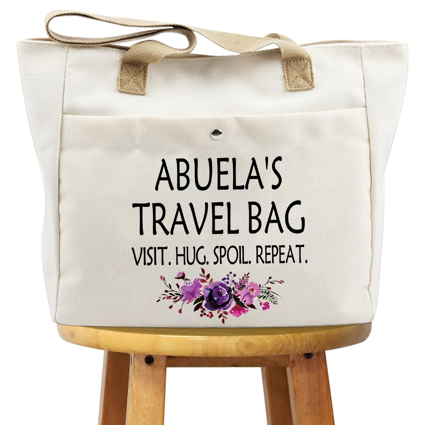 WCGXKO Mother’s Day Gift Grandma Birthday Gift Mother’s Day Merchandise Tote Bag Travel Bag For Grandma