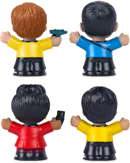Little People Collector Star Trek TV Series Special Edition Set for Adults & Fans, 4 Figures in Display Package