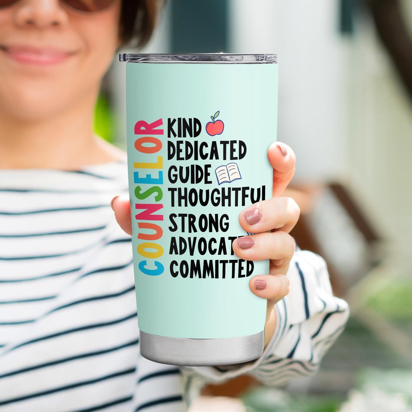 School Counselor Appreciation Week Gifts for Women School Guidance Counselor Gifts Office Decor Tumbler Mug Cup 20oz