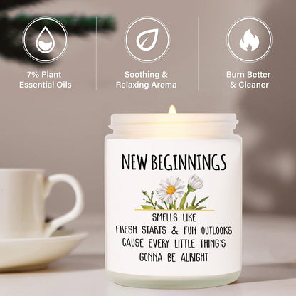 Afterprints Scented Candles - Divorce Gifts for Women, Break Up, Farewell Gifts for Friends Bestie Sister, Divorce Party Decorations, Coworker Leaving Gift