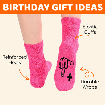 HAPPYPOP 70TH Birthday Gifts for Women - 61 62 63 64 65 66 67 68 69 70 Year Old Bday Socks