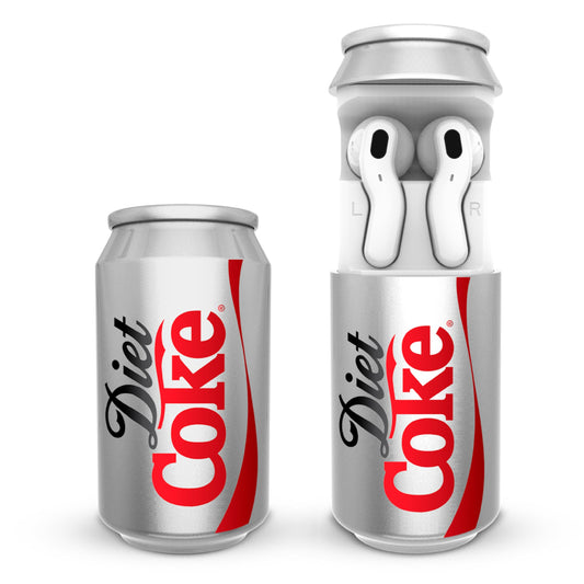 Diet Coke Can Shaped Wireless Earbuds – Bluetooth 5.0 Headphones with Built-in Mic, Voice Assistant Compatibility, 9H Playtime, HD Stereo Sound, Noise Cancelling – Compatible with Apple & Android
