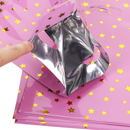 PintreeLand 7.8 * 11.3inch Party Favor Bags 30PCS, Goodie Treat Loot Bags for Kids Children Birthday, Baby Shower, Easter Holiday Party Gift Wrap Decoration
