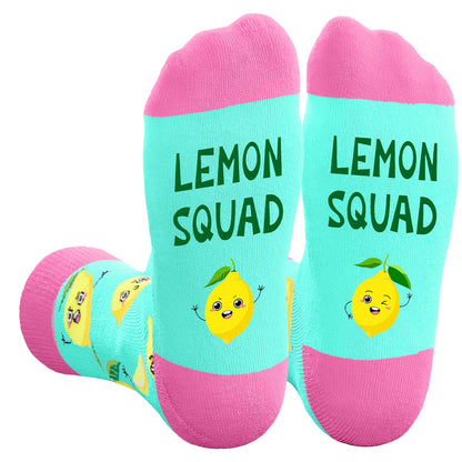 HAPPYPOP Funny Fruit Gifts - Avocado Pineapple Banana Strawberry Socks for Women Men