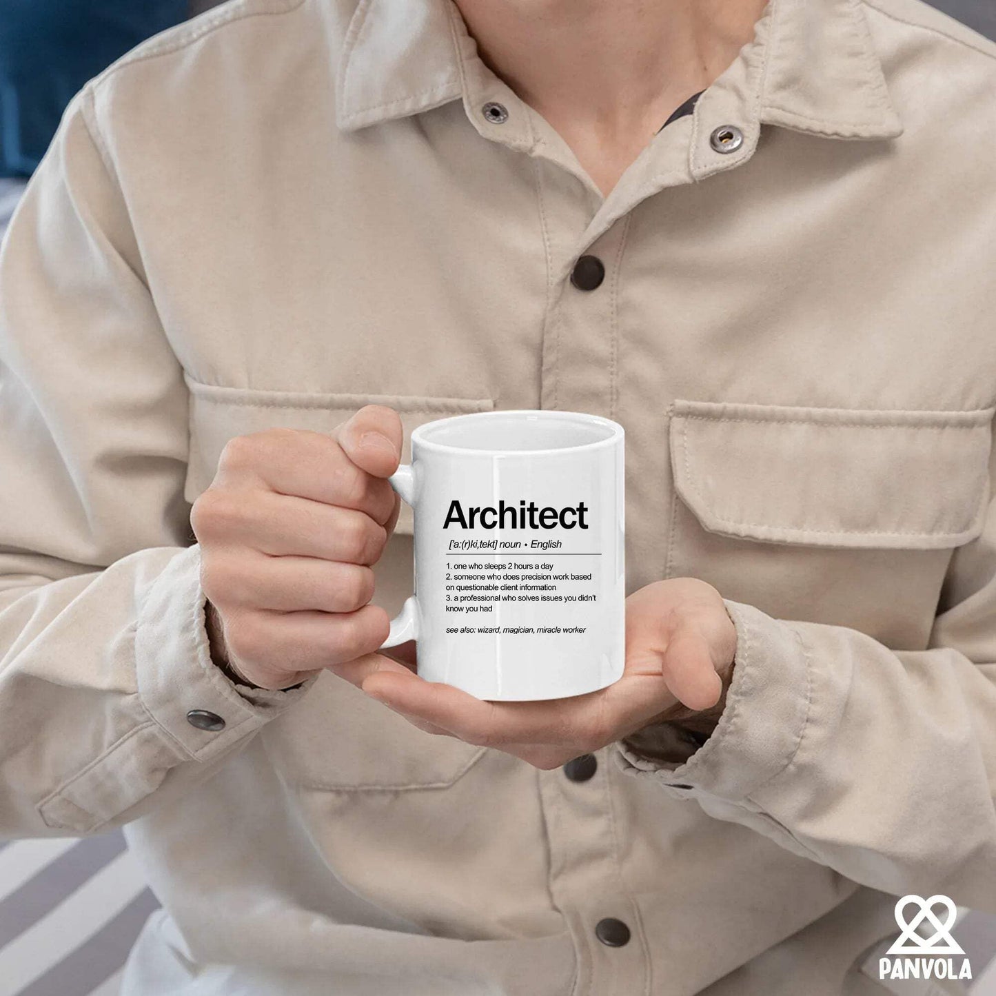 Architect Definition Architect Gifts For Men Women Architecture Gifts Ceramic Mug 11 oz White Novelty Drinkware 11 oz