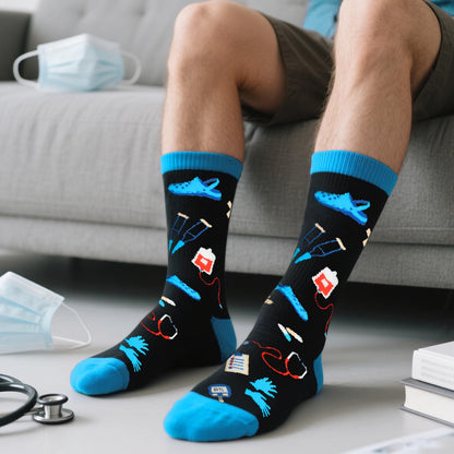 GOLIN Funny Job& Occupation Dress Socks Gifts Idea for Men Women, Novelty Birthday Present for Coworkers Boss