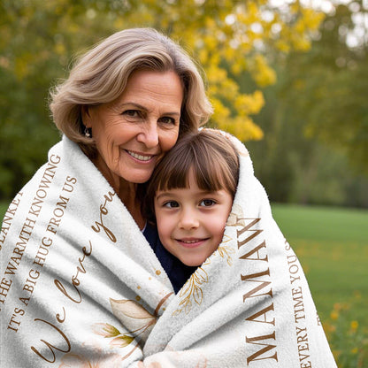Mamaw Gifts, Gifts for Mamaw, Mamaws Birthday Gift, Mamaws Blanket 60" x 50", Mamaw's Gift for Grandma, Mamaw's Gift' from Grandkids, Gift' for Mamaw' Mother's Day Christmas