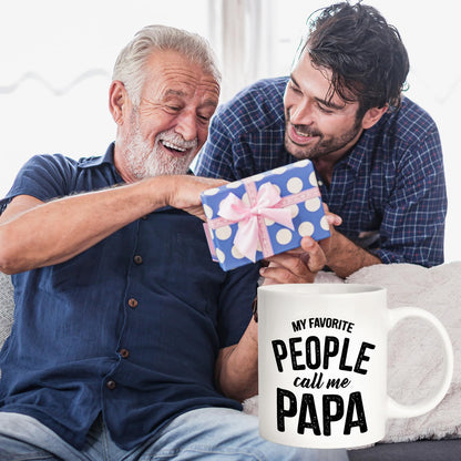 Ulrhpc Fathers Day Dad Gifts: 11 OZ Novelty Coffee Mug - Funny Gifts for Papa Dad Birthday Anniversary Retirement Christmas Presents for Him Husband