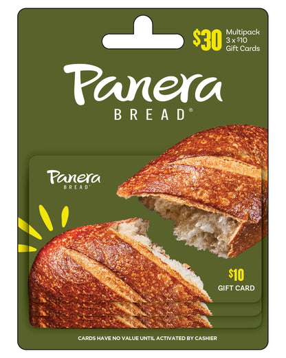Panera Physical Gift Card – (Multipack of $10 x 3)