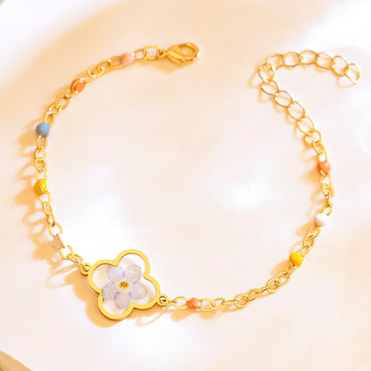 Miscarriage Gifts for Mother, Forget Me Not Flower Miscarriage Bracelet for Women Memorial to Stillborn Grief Sympathy Gift