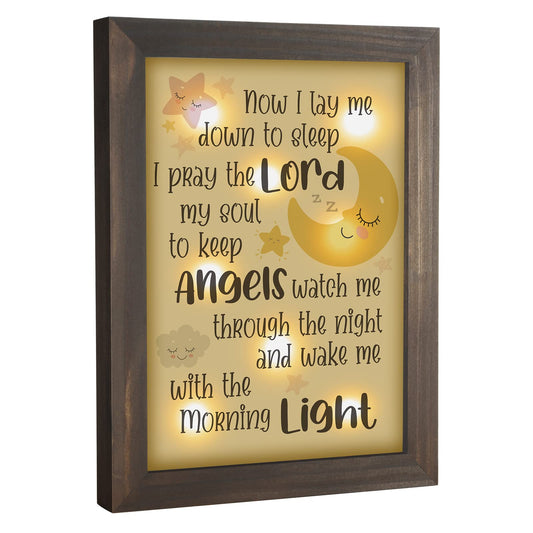 Baptism Gifts for Baby - Christening Gifts for Girls and Boys, Nursery Decor Night Light - Now I Lay Me Down to Sleep