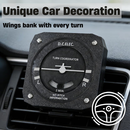 Pilot Gifts Turn Coordinator model for Car Vent,Aviation Gift of Flight school, Airplane novelty gifts for men, Father's Day, Christmas, Birthday