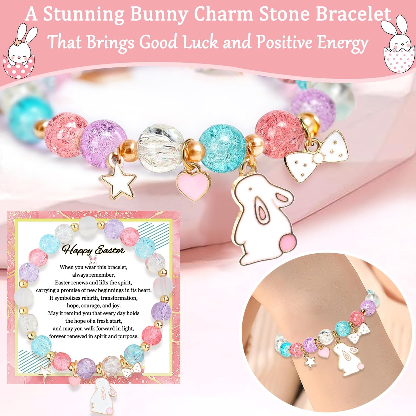 Easter Basket for Teen Girls,Adult Easter Basket Stuffers Essentials for Women with Bunny Mug Tote Bag Socks Gifts for Women Teen Girls.