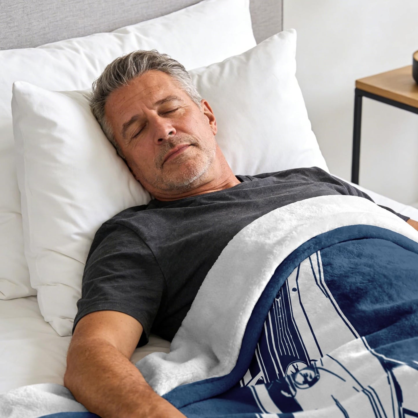 Gifts for Men, Funny Gifts for Men, Fathers Day Birthday Gift for Him, Best Older Man Gift Ideas, Unique Present for Male Grandpa Dad Husband, Cool Retirement Present for Man 60"X50" Blanket