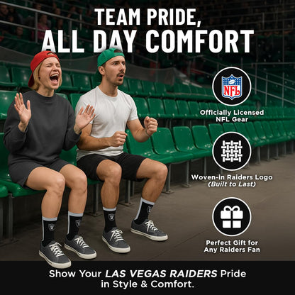 For Bare Feet NFL Unisex Mvp Crew Sock Nfl Large