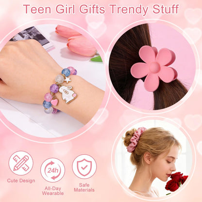 Mother Day Gift for Mom, Easter Gifts for Teens Girls, Women, Easter Basket Stuffers for Teen Girls, Easter's Basket Idea for Teens, Bunny Gift for Girl,Easter's Baskets Essentials for Adults
