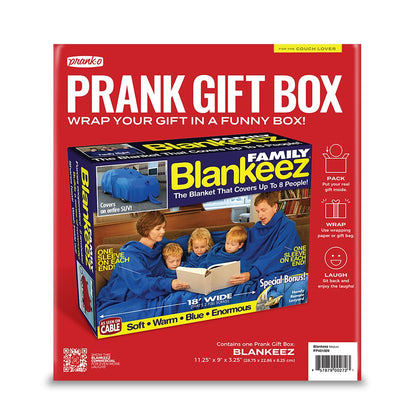 Prank-O Blankeez Prank Gift Box, Wrap Your Real Present in a Funny Authentic Prank-O Gag Present Box | Novelty Gifting Box for Pranksters