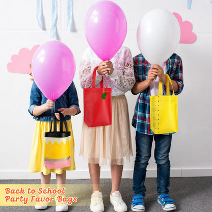 Hosuly 24 Pcs Pre-K Graduation Gifts School Tote Bags End of Year Gift Bags Bulk Goodies Decor for Teacher Appreciation Preschool Kindergarten Graduation Back to School Party Supplies