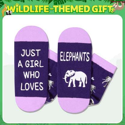 HAPPYPOP Funny Socks for Women - Cute Elephant Possum Cool Tiger Gifts for Animal Lovers